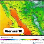 El día de hoy el frente frío número 9 sigue avanzando lentamente por todo el estado, ocasionando descensos de temperatura. 