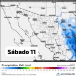 Sonora sin posibilidad de lluvia, este sábado; predominarán temperaturas máximas de entre los 22 a  31 grados centígrados.