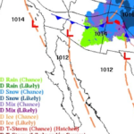 Un nuevo sistema frontal se aproximará a la frontera; el cual ocasionará fuertes rachas de viento con tolvaneras.