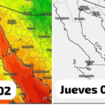 Pronóstico del tiempo para este jueves, en Sonora; temperaturas de entre 24 y 35 grados centígrados, sin posibilidad de lluvias.