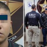 Joven de 20 años, autor de ejecución de conductor de plataforma; fue detenido y puesto a disposición de un juez, en Cajeme.