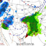 Se prevé probable caída de nieve o aguanieve en zonas serranas de Sonora; el frente frío número 14 se espera ingrese la tarde de hoy por el noroeste de la entidad.