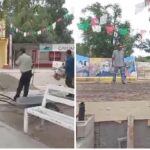 Avanza Ayuntamiento con construcción de kiosko en el poblado Morelos, en cumplimiento a un compromiso que había asumido el alcalde Luis Fuentes Aguilar con los vecinos de esta comunidad rural.