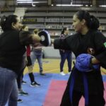 Brindan curso de defensa personal a mujeres de Guaymas; se lleva a cabo con muy favorable respuesta de la ciudadanía.