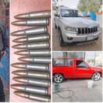 Aseguran cartuchos y vehículos en Caborca; llevan a cabo cateo en Caborca; una de las unidades confiscadas está blindada.