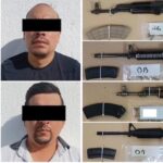 Capturan a 5 personas armadas en Sonoyta; entre ellas está un menor de 17 años de edad; traían fusiles de asalto AK-47.