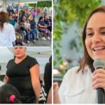 Para ayudar a la construcción de la paz familiar, visita alcaldesa Karla Córdova el Sector Norte; ofreció plática sobre la eliminación de la violencia contra la mujer.