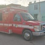 Dos heridos al accidentarse en una motocicleta; uno grave; percance ocurrido esta tarde en el ejido Triunfo Santa Rosa.