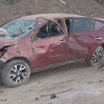 Se accidenta maestro de la ‘Miguel Hidalgo’; aparatoso accidente ocurrido en la carretera, cerca del Servicio Mario’s.