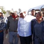 #GUAYMAS Participa Doctora Karla Córdova González en ‘Firma de título de transferencia e inicio de la administración del Distrito de Riego 018’; estuvo acompañando en este evento al Gobernador de Sonora, Alfonso Durazo.