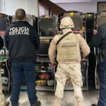 Aseguran tragamonedas y equipo electrónico para juegos de azar; operativo de cateo llevado a cabo en un inmueble del bulevar Samuel Ocaña, de SLRC.