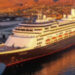 Llega por primera vez el crucero Volendam al Puerto de Guaymas, con más de dos mil personas quienes conocerán las bondades y atractivos de la entidad.