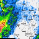 Por nuevo frente frío se esperan lluvias en esta semana; temperaturas para este día en Sonora de entre 21 a 32 grados centígrados.