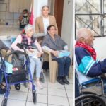Visita Doctora Karla Córdova González Cobijo San José y Asilo de Ancianas; la alcaldesa hizo hizo entrega de cobijas, regalos y refrigerio.