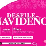 Todo listo para el desfile navideño en Empalme; será mañana miércoles, iniciando en cale Juárez y avenida Reforma, plaza Independencia.