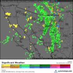 Tercera tormenta invernal recorrerá Sonora, entre la madrugada y todo el día martes, con posible caída de nieve y aguanieve, en partes más elevadas de la entidad.