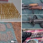 #NACIONAL 18 fusiles de asalto y 8 pistolas aseguró GN en segunda quincena de noviembre; además de 8 mil cartuchos, 12 carros asegurados y 11 personas detenidas. en 4 Estados del país.