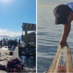 Quita Marina-Armada de México 30 redes a pescadores ribereños; dicen porque obstruían la navegación en el puerto de Guaymas.