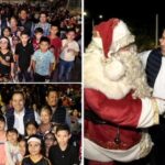 Celebran gran posada Creces Toño Astiazarán y Patty Ruibal en Villas del Sur; en el Parque de la colonia Villas del Sur se reunieron decenas de niñas y niños que festejaron a lo grande el inicio de la temporada navideña.
