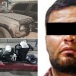 Sujeto detenido en posesión de 314 kilos de metanfetamina; Alonso ‘N’ transportaba la droga en 5 maletas en un automóvil.