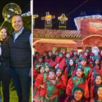 Conviven Toño Astiazarán y Patty Ruibal con familias en la Casa de Santa Claus; continúa la tradición hermosillense que cada año reúne a decenas de familias  en un espectáculo navideño a cargo de Miguel Ángel Figueroa, “El Mágalo”.