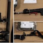 #HERMOSILLO Aseguran vehículo robado con armas de fuego en el poblado Miguel Alemán; había armas de fuego, entre estas un calibre 50, otra M4 y una AK-47, diversos cargadores y más de mil cartuchos.