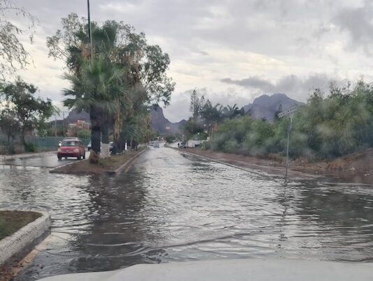 Registra Guaymas las primeras lluvias