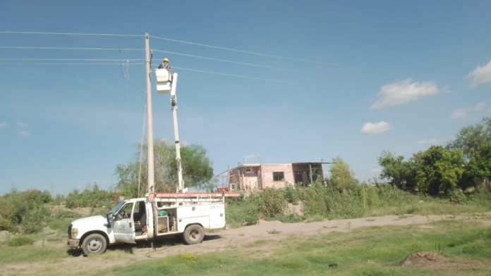 #EMPALME Reactiva CEA Empalme suministro de agua potable luego de reparaciones de la CFE; fuertes vientos habían afectado el 70 por ciento de la operación de bombeo de agua.