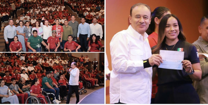 Beneficia Gobernador Durazo a 452 atletas con becas deportivas; para continuar con el impulso al talento sonorense y contribuir a su crecimiento profesional.