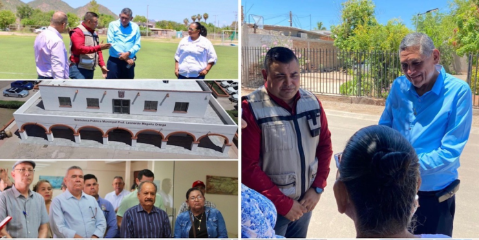 #EMPALME Alcalde Luis Fuentes y David Mendoza de CECOP supervisan obras; el Alcalde agradeció al Gobernador Alfonso Durazo por su respaldo en beneficio de los empalmenses.