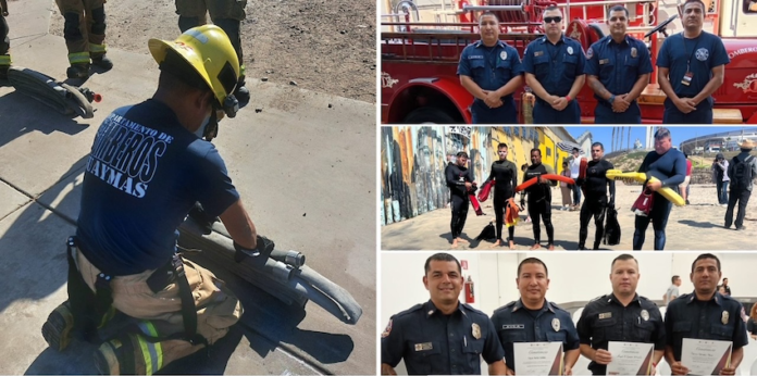 Participan Bomberos de Guaymas en cursos de capacitación a nivel nacional; eventos celebrados en Tijuana y e Celaya.