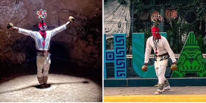 #HUATABAMPO Huatabampense avanza en su moto hacia Argentina; ya estuvo en Guadalajara y en Teotihuacán.