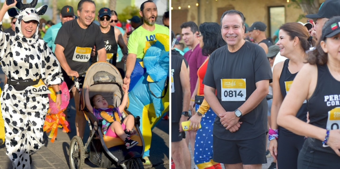 Se suman Toño Astiazarán y Patty Ruibal a Corre Conmigo 2024; inició en el Parque La Ruina y promovió la inclusión a favor de personas con discapacidad.