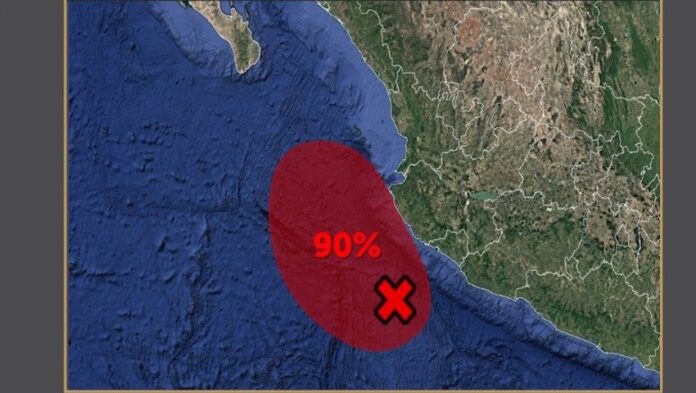 #NACIONAL Por formarse otro ciclón tropical en el Pacífico; zona de baja presión se localiza esta tarde frente a las costas de Michoacán, Colima y Jalisco.