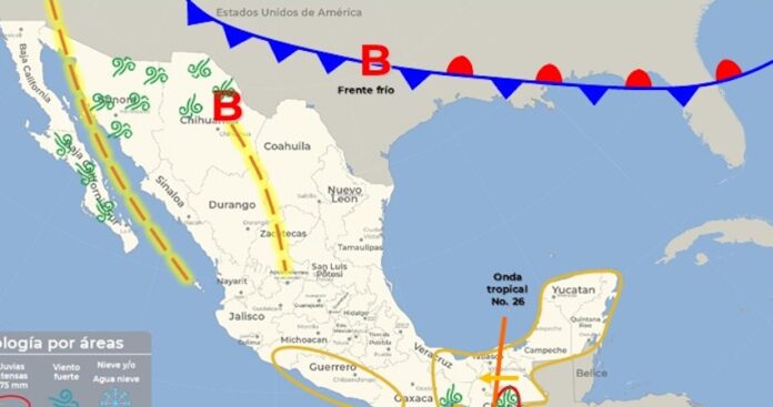 Se prevén cielos mayormente despejados sin probabilidad de lluvia; se espera frente frío para el fin de semana.