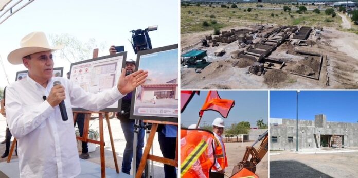 Gobernador Durazo construye primer modelo de clínicas de bienestar animal en Sonora; el proyecto contempla la edificación de tres clínicas veterinarias y una de ellas presenta avance del 87 por ciento.