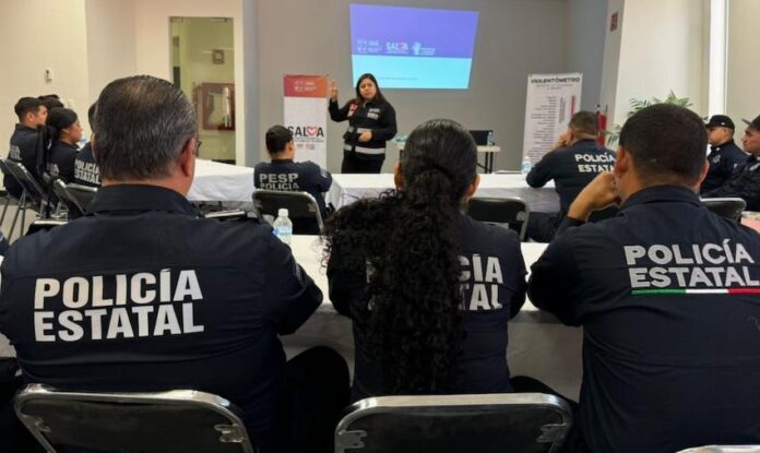 Refuerza Gobierno de Sonora capacitación para Policía Estatal; como primeros respondientes de atención a la violencia familiar y de género.
