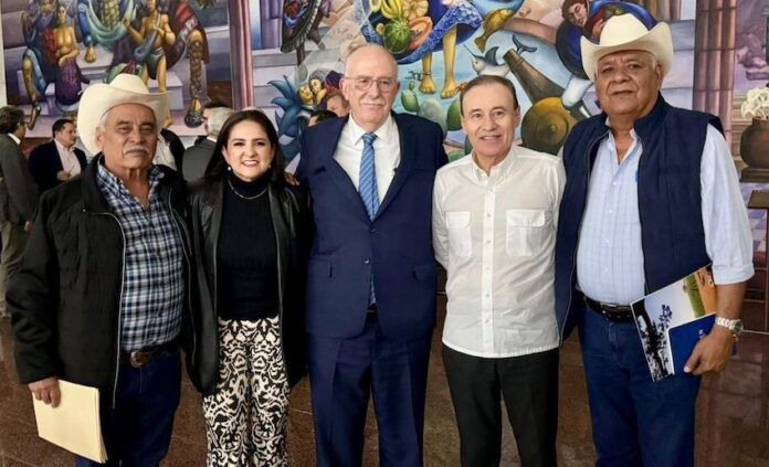 Logran acuerdos en beneficio del campo sonorense, en reunión de Alfonso Durazo y el titular Sader de México, Julio Berdegué Sacristán.