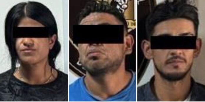 Catean vivienda en la colonia México de Cajeme y detienen a 3 sujetos; aseguran droga y dinero en efectivo.