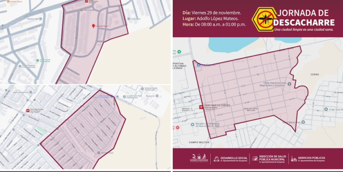 Otra Jornada de Descacharre, el miércoles; ahora en Ocotillo 1 y 2, Fuente de Piedra y Adolfo López Mateos.