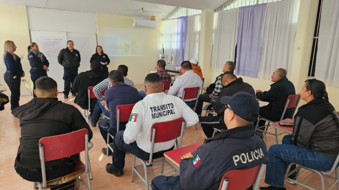 Firme compromiso en prevención de la violencia de género, en Empalme; personal de Seguridad Pública y Tránsito Municipal participó en una intensa jornada de capacitación.
