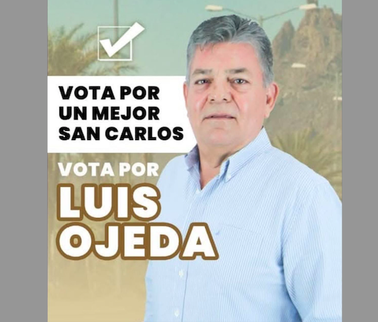 Luis, gana la elección para Comisario de San Carlos