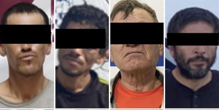 Aseguran a cuatro personas con sustancias prohibidas; en operativo coordinado en Cajeme.