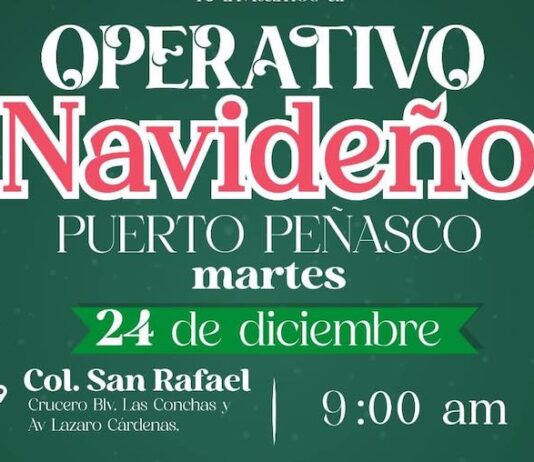 Llega a Puerto Peñasco el Operativo Navideño