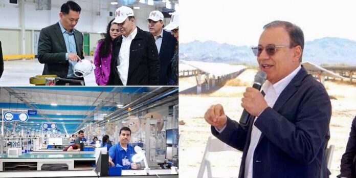 Gobernador Durazo incrementa exportaciones en Sonora con crecimiento del 5.8% a nivel nacional; el estado de Sonora concluye el año con más de 6.9 mil millones de dólares en exportaciones al extranjero y se posiciona en el lugar número ocho a nivel nacional.