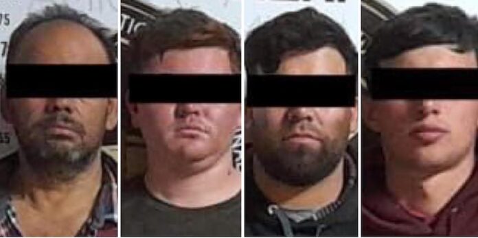 Operativo conjunto aseguran hidrocarburo y detiene a cuatro personas por probable “huachicoleo”.