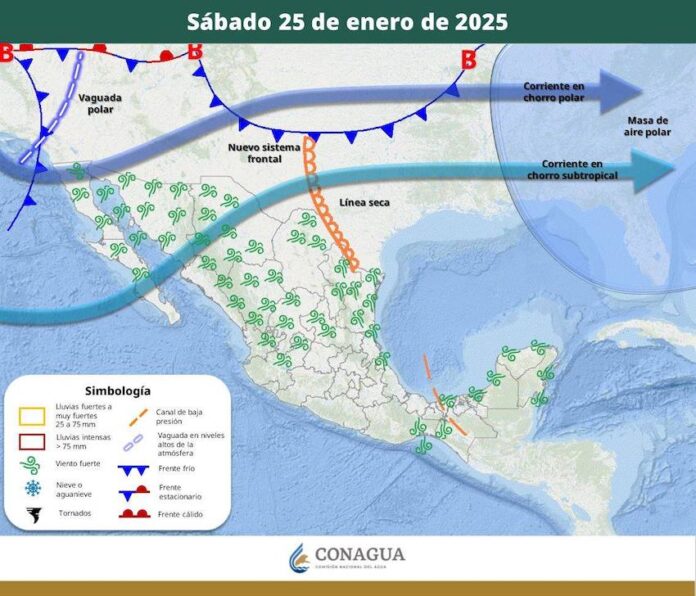 #SONORA Nuevo frente frío generará fuertes vientos en Sonora; se espera su aproximación a la entidad, durante la tarde de este sábado.