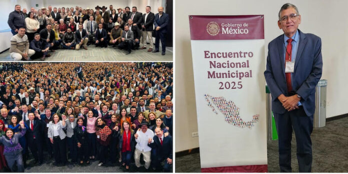 #EMPALME Participa alcalde Luis Fuentes en Encuentro Nacional Municipal convocado por presidenta Sheinbaum; evento al que asistieron presidentes municipales de todo el país y los gobernadores.