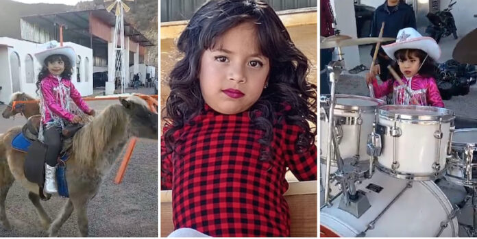 #EMPALME Bonita fiesta vaquera para la niña Kyara Isabella; por su feliz arribo a sus siete años de vida; muchas felicidades hermosa.