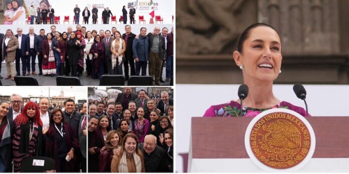 Gobernador Durazo coloca a Sonora en el mapa nacional de proyectos de la Presidenta Sheinbaum en sus primeros 100 días; reconoció las obras prioritarias para el estado, entre las que destacan la rehabilitación de carreteras federales y el inicio de la construcción de la carretera Bavispe-Nuevo Casas Grandes.